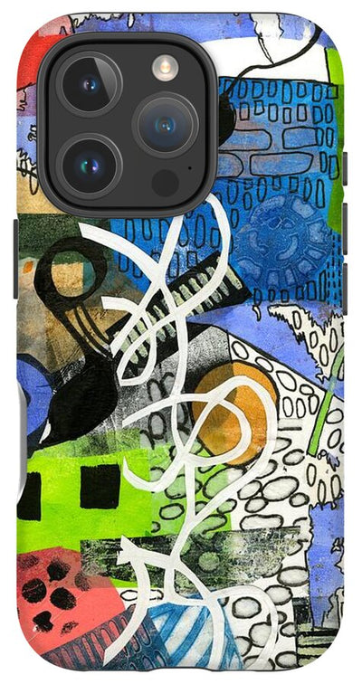 Colorful Abstract Composition - Phone Case