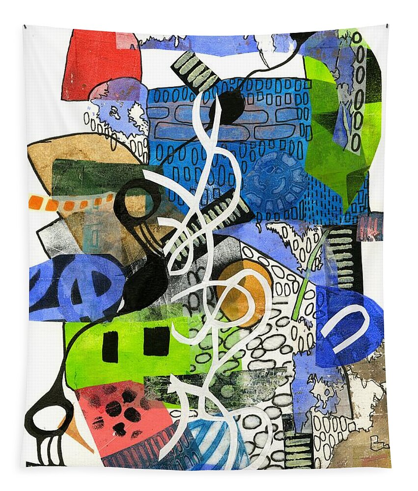 Colorful Abstract Composition - Tapestry