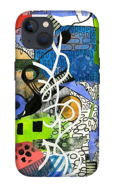 Colorful Abstract Composition - Phone Case