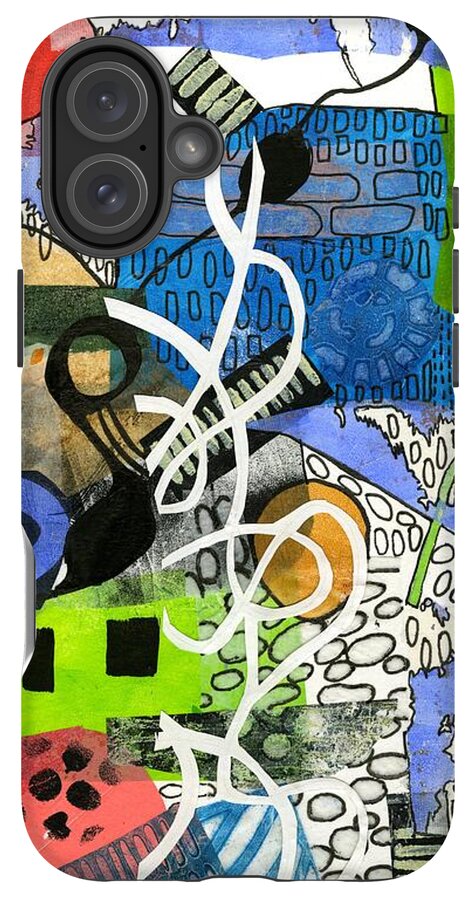 Colorful Abstract Composition - Phone Case