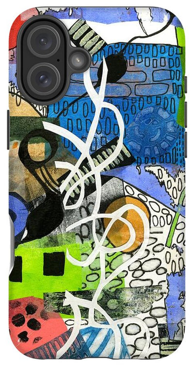 Colorful Abstract Composition - Phone Case