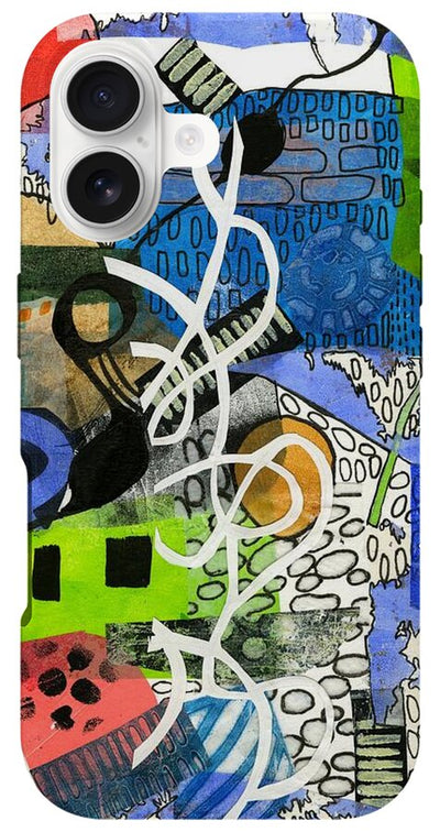 Colorful Abstract Composition - Phone Case