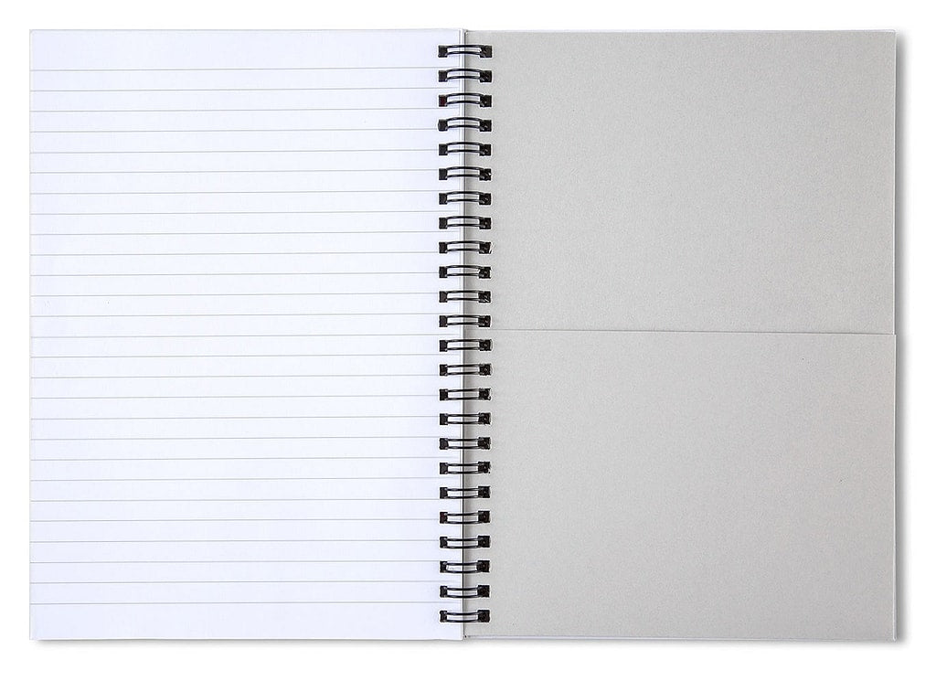 Abstract Geometric Collage - Spiral Notebook