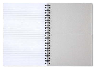 Abstract Geometric Collage - Spiral Notebook
