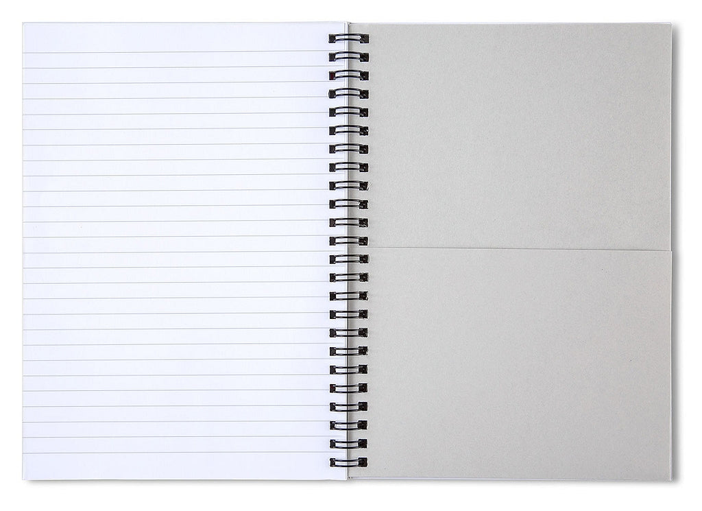Colorful Abstract Composition - Spiral Notebook