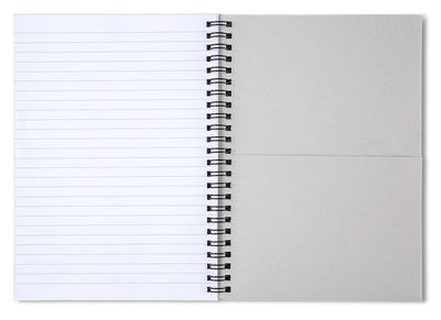 Colorful Abstract Composition - Spiral Notebook